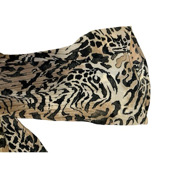 Women's Animal Print Two-Piece Skirt Set Plus Size 24/22 W Party Wedding Guest - Picture 11 of 11